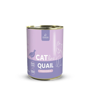 Karma mokra dla kociąt - Przepiórka - Pokusa Premium Selection 400 g