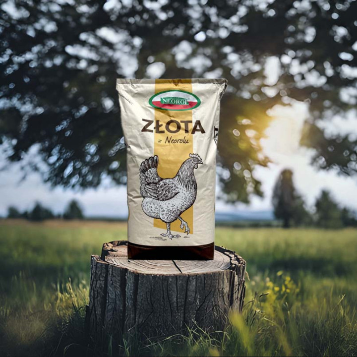 DJ 18 Złota 25 kg - pasza dla kur niosek z suszoną lucerną i pyrą