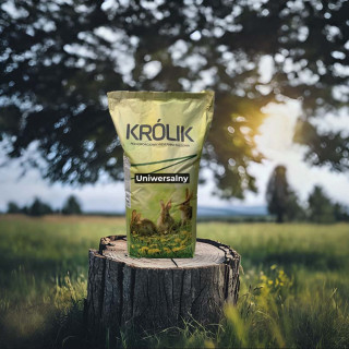 Królik Uniwersalny 15 kg - uniwersalna pasza dla królików hodowlanych
