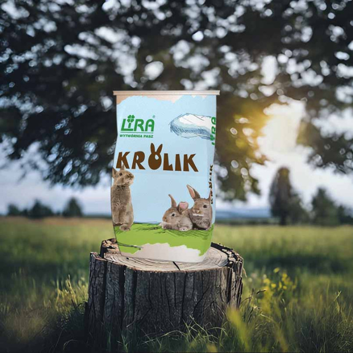 Królik MK 25 kg - pasza dla królików dla matek karmiących