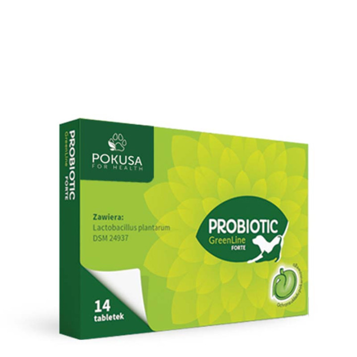 Probiotyk dla psów i kotów GreenLine (Probiotic Forte) - tabletki