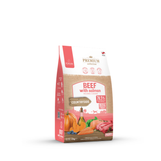 Pokusa Sucha Karma dla Szczeniąt - Wołowina z Łososiem