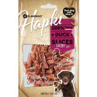 Przysmaki dla psów Flamingo Hapki Duck Slices 85 g