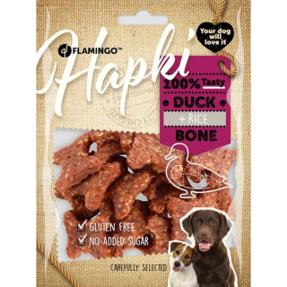 Przysmaki dla psów Flamingo Hapki Duck Rice Bone 170 g